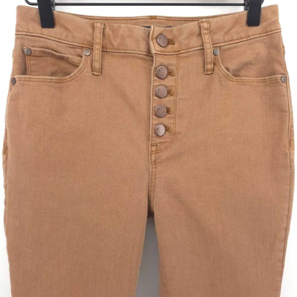 Simply Vera Vera Wang‎ Women's Jeans High Rise Skinny Ankle 6 Khaki Brown